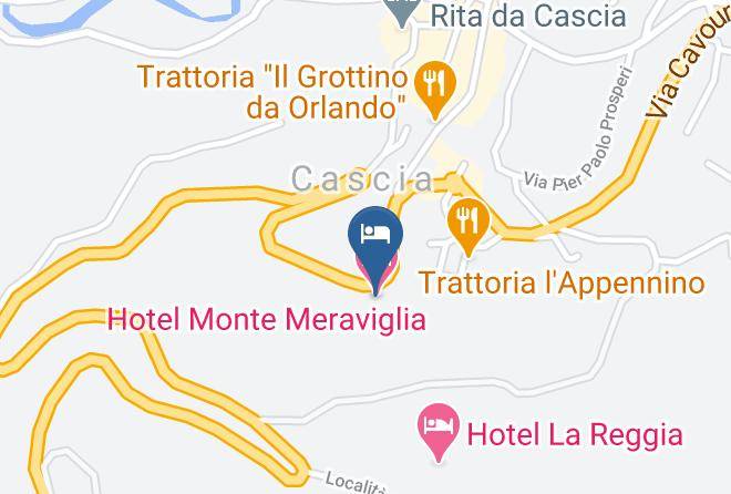 Perugia - Hotel Monte Meraviglia Maps