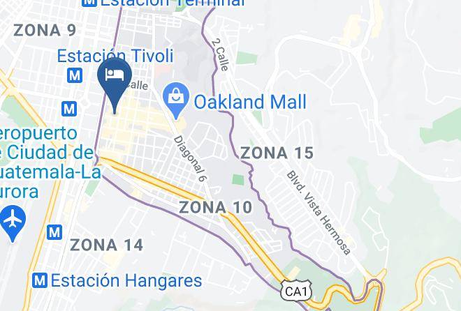 Guatemala - Hotel Monte Real Maps