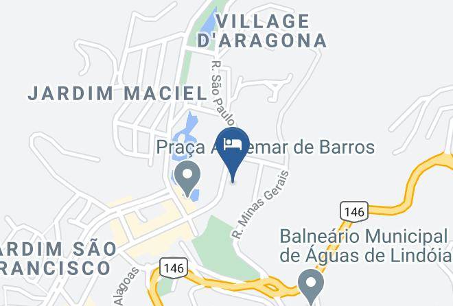 Aguas De Lindoia - Hotel Monte Real Resort Maps