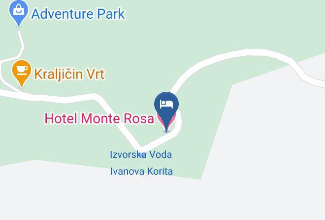 Cetinje - Hotel Monte Rosa Maps
