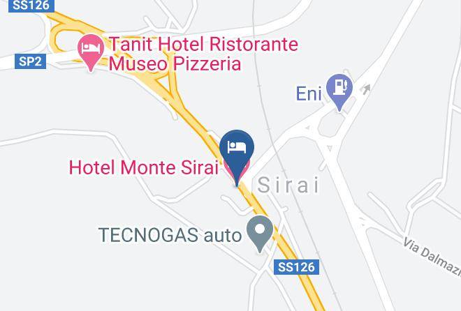 Province Of South Sardinia - Hotel Monte Sirai Maps