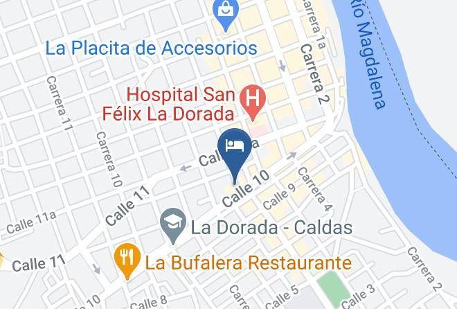 La Dorada - Hotel Monte Verde Maps