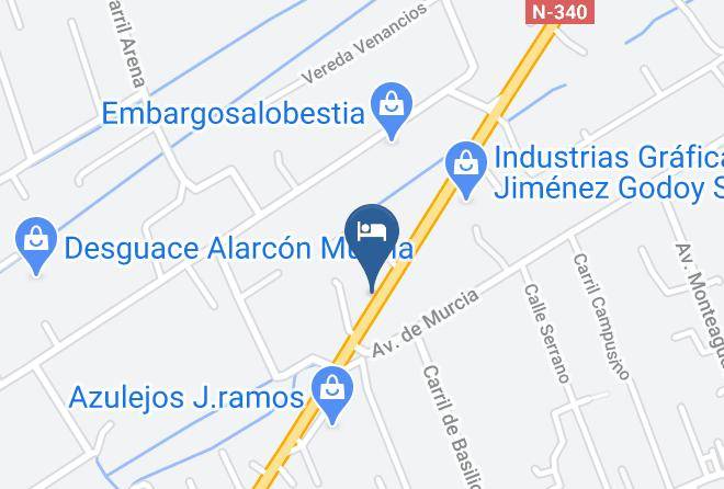 Murcia - Hotel Monteagudo Maps