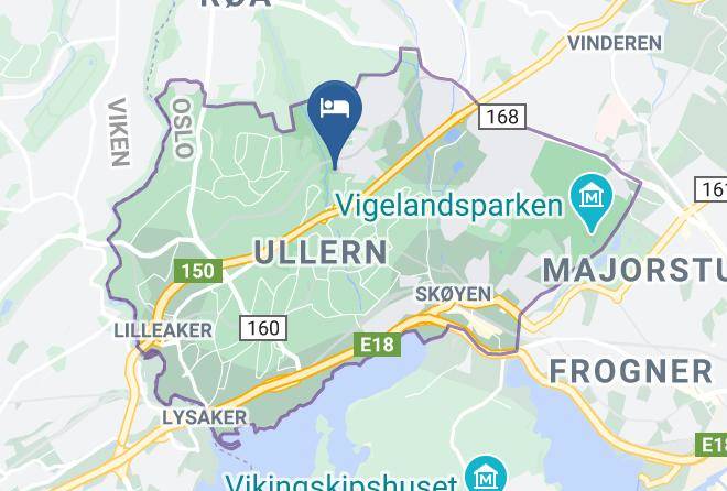 Oslo Ullern - Hotel Montebello Maps