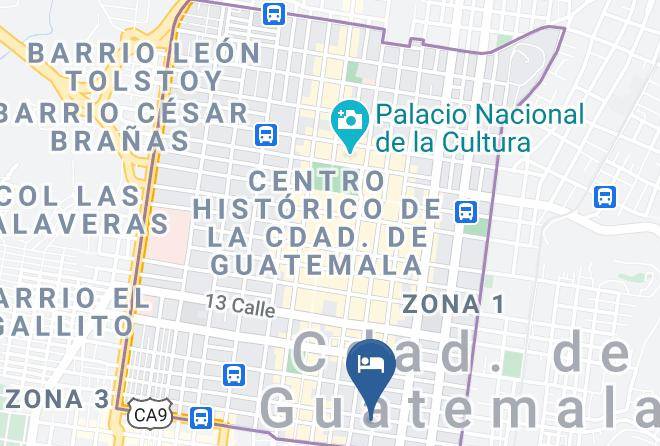Guatemala - Hotel Montecarlo Maps