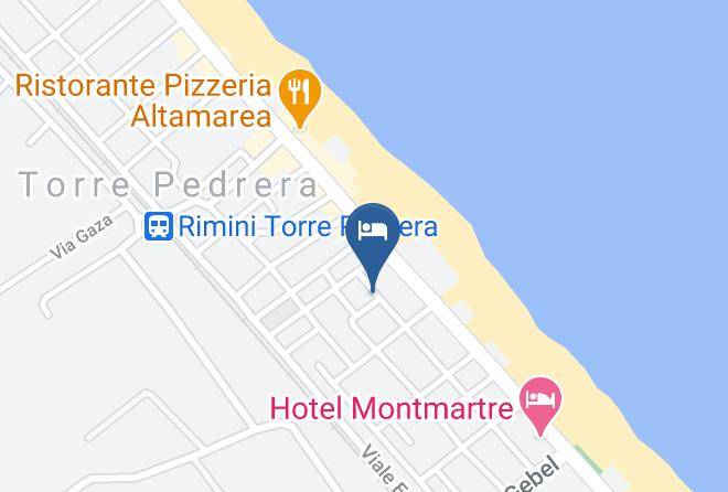 Rimini - Hotel Montecarlo Nord Maps