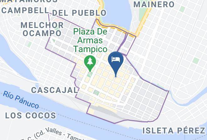 Tampico - Hotel Montecarlo Maps