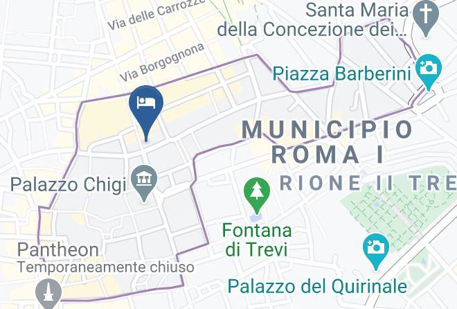 Hotel Montecitorio Map