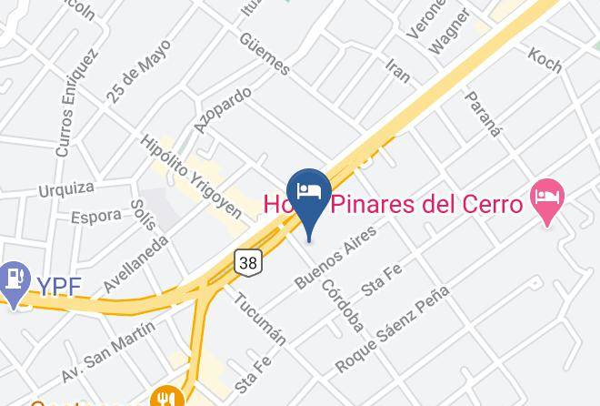 Santa Maria Department - Hotel Montecristo Maps