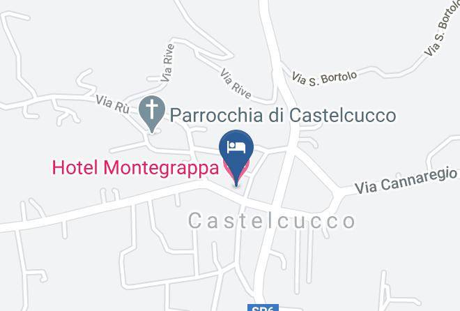 Treviso - Hotel Montegrappa Maps