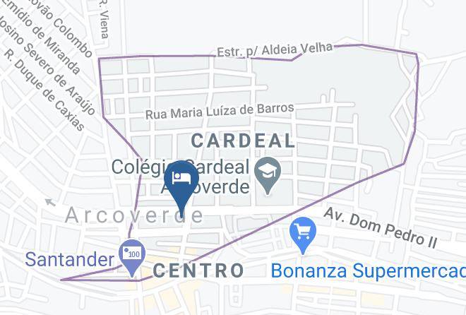 Hotel Monteirao Ddd 87 Map