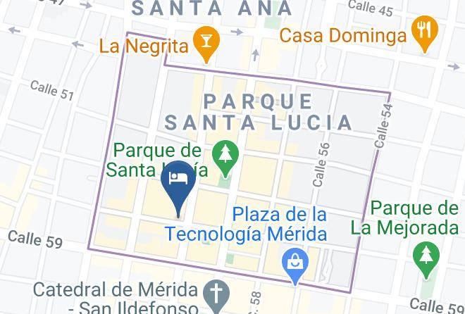 Merida - Hotel Montejo Maps
