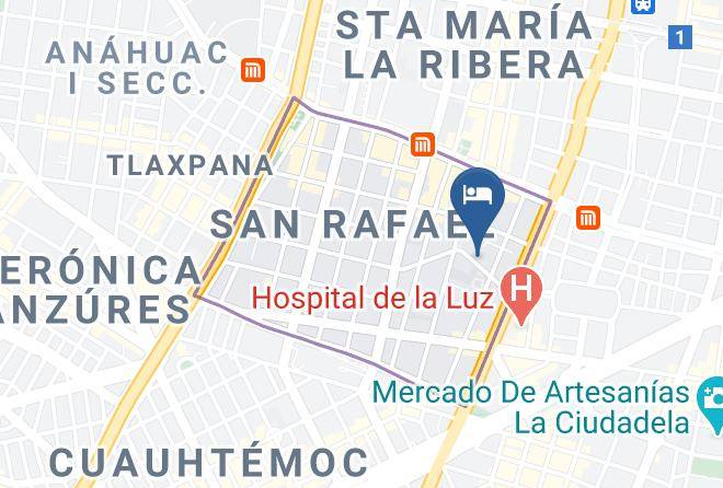 Cuauhtemoc - Hotel Montemar Maps