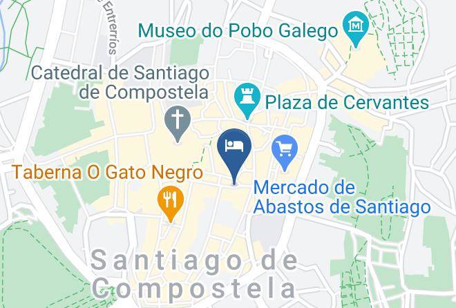 Auna - Hotel Montenegro Santiago De Compostela Maps