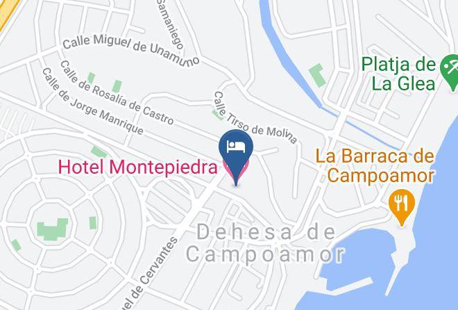 Alicante - Hotel Montepiedra Maps