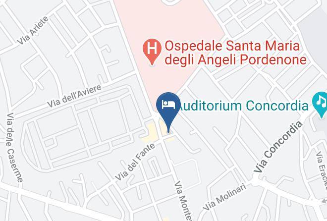 Pordenone - Hotel Montereale Maps