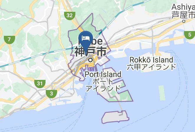 Kobe City Chuo Ward - Hotel Monterey Kobe Maps