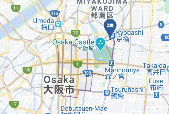Osaka City Chuo Ward - Hotel Monterey La Soeur Osaka Maps