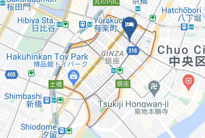 Chuo Ward - Hotel Monterey Ginza Maps