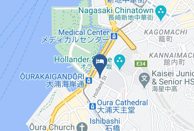 Nagasaki City - Hotel Monterey Nagasaki Maps