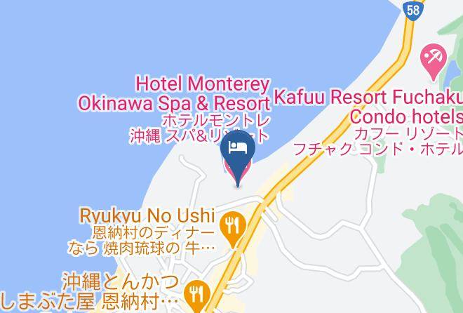 Onna Vil Kunigami District - Hotel Monterey Okinawa Spa & Resort Maps