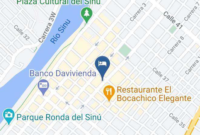 Monteria - Hotel Monteria Central Maps