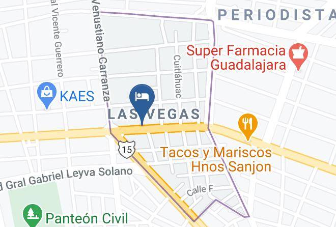 Culiacan - Hotel Monterreal Maps