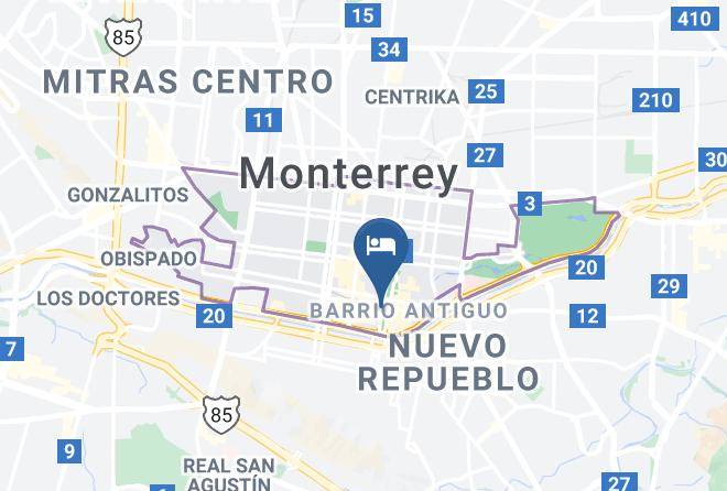 Monterrey - Hotel Monterrey Macroplaza Maps