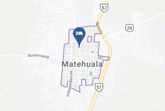 Matehuala - Hotel Monterrey Maps