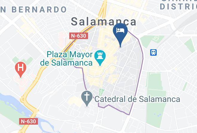Salamanca - Hotel Monterrey Maps