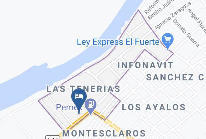 El Fuerte - Hotel Montesclaros Maps