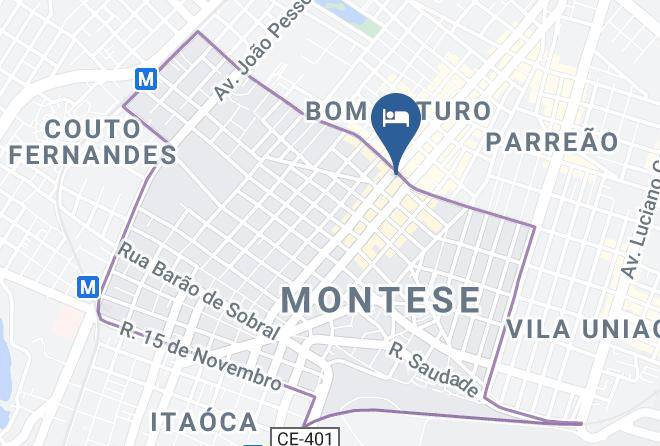 Hotel Aeroporto Montese Star Map