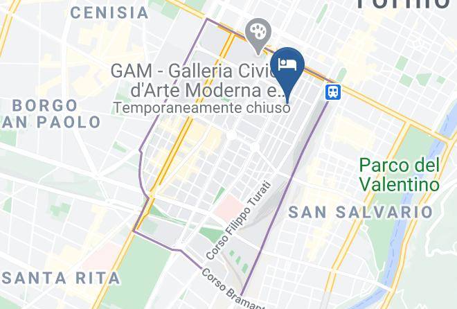 Turin - Hotel Montevecchio Maps