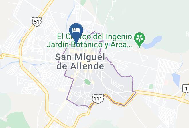 San Miguel De Allende - Hotel Monteverde Best Inns Maps
