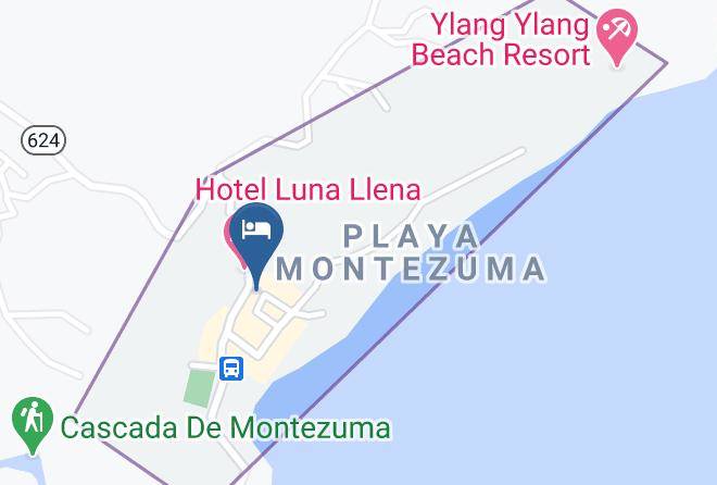 Cobano - Hotel Montezuma Pacifico Maps