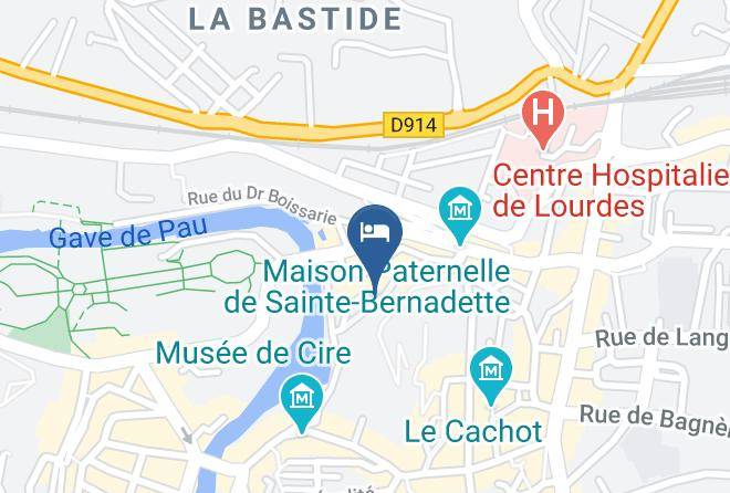 Hautes Pyrenees - Hotel Montfort Maps