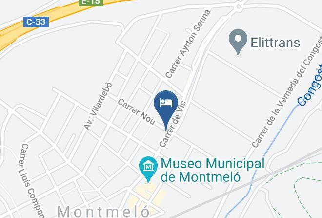 Hotel Montmelo Map