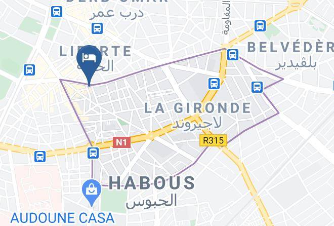 Casablanca - Hotel Montparnasse Maps
