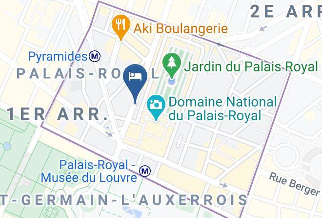 Paris - Hotel Montpensier Maps