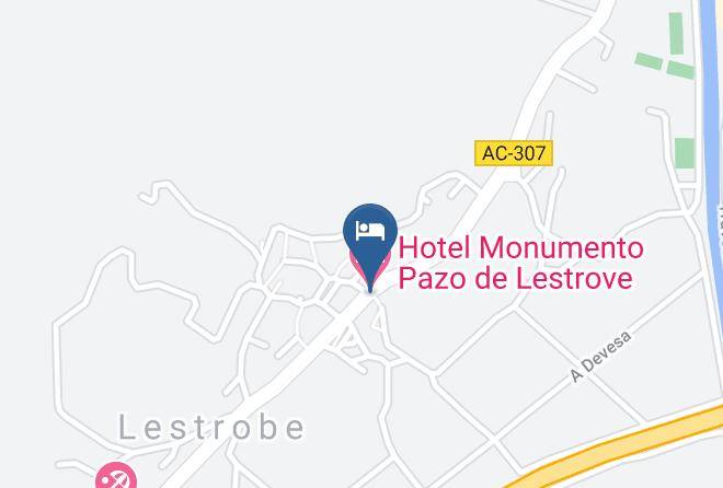 Hotel Monumento Pazo De Lestrove Map
