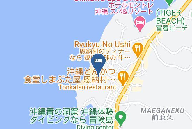 Onna Vil Kunigami District - Hotel Moon Beach Maps