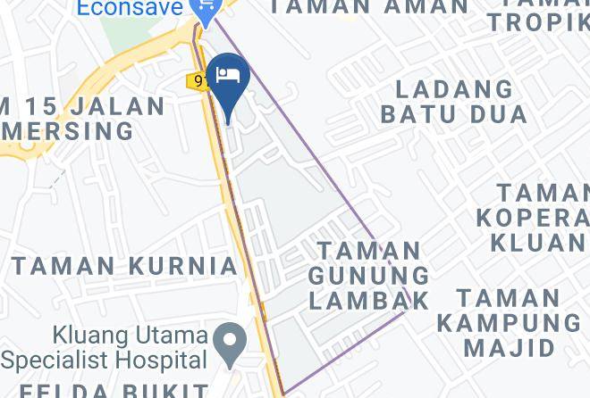 Keluang - Hotel Moon Palace Maps