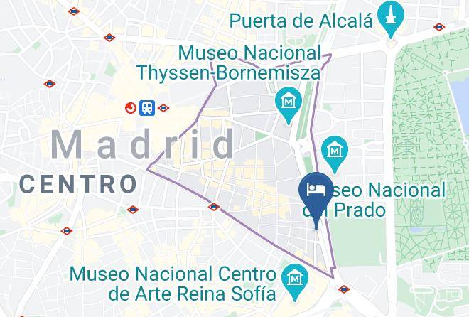 Madrid - Hotel Mora Maps