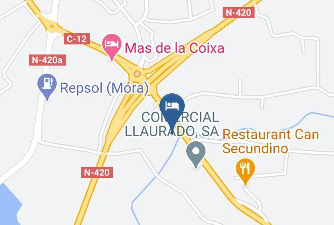 Tarragona - Hotel Mora Park Maps