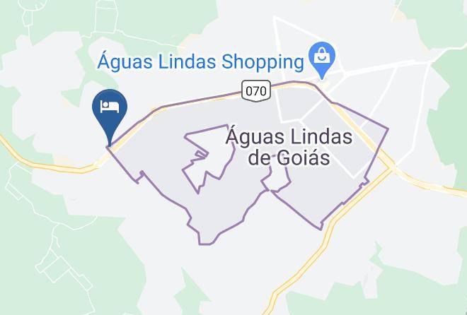 Aguas Lindas De Goias - Hotel Morada Da Serra Maps