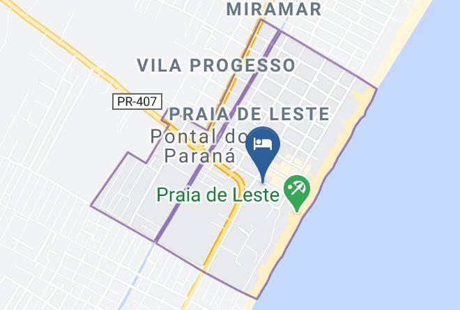 Pontal Do Parana - Hotel Morada De Leste Mar Maps