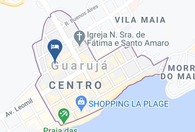 Guaruja - Hotel Morada Do Mar Maps