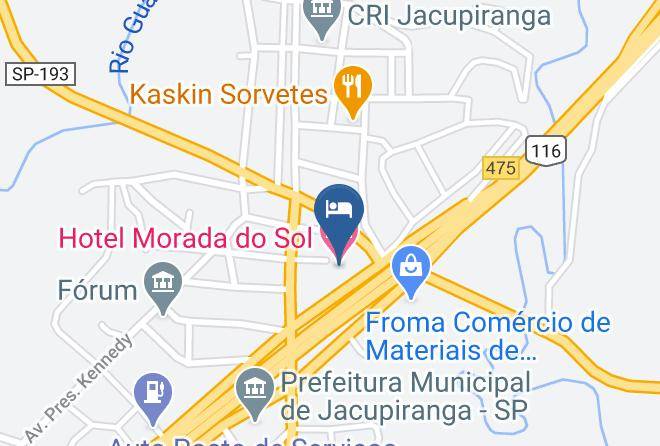 Jacupiranga - Hotel Morada Do Sol Maps