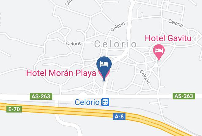 Asturias - Hotel Moran Playa Maps