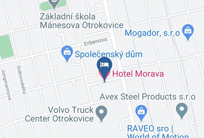 Otrokovice - Hotel Morava Maps